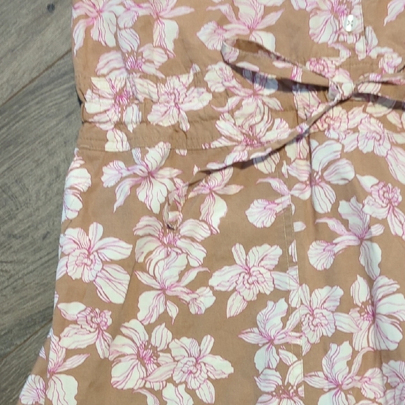 Gap Tie Waist Floral Sleeveless Midi Dress - Picture 4 of 11